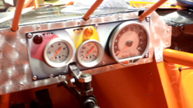 Modified stock car body fabrication